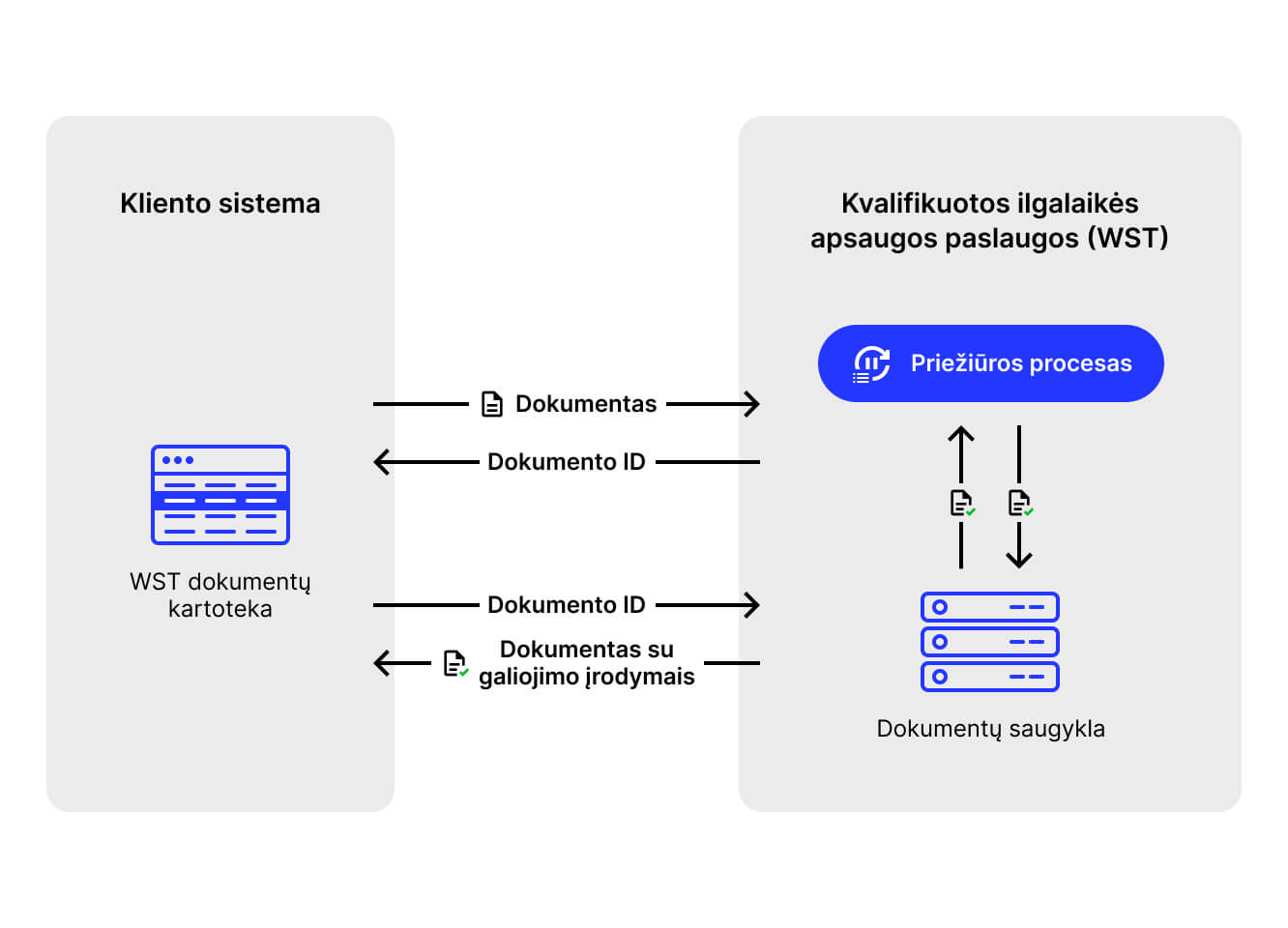 Naudojimo būdas „su saugykla“