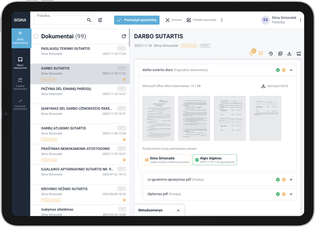 Signa Platform